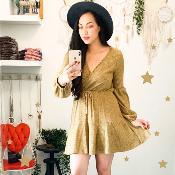 The House Of Gentry Dresses & Skirts - Mustard Dress